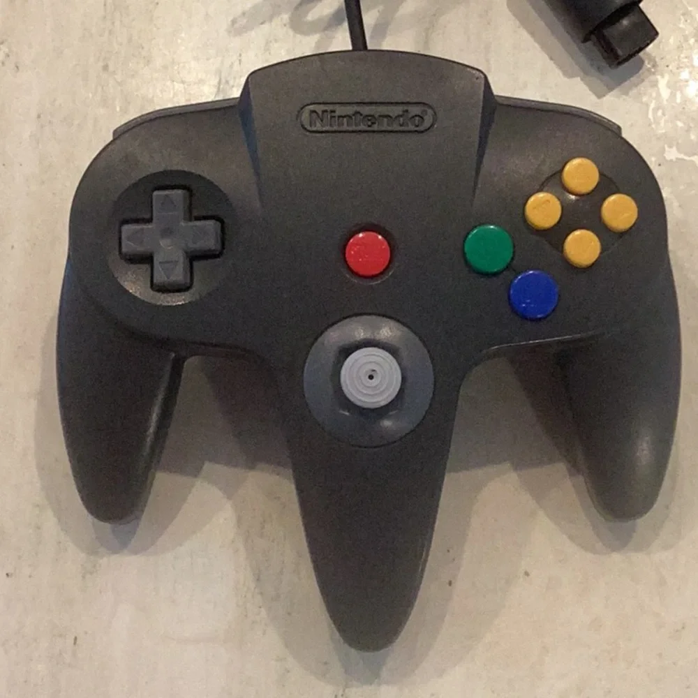 Genuine Nintendo 64 Controller Tight Stick OEM N64 Black Original Authentic